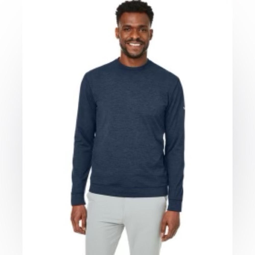 Puma Golf Men's Navy Blazer Cloudspun Crewneck